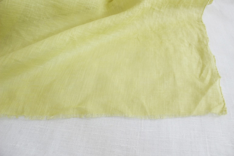 Natural dye linen ナチュラル・ダイ・リネン 自然染料染め